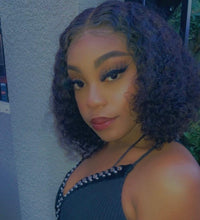 Load image into Gallery viewer, Bob Curly Pre-Plucked 13 x 6 Lace Front