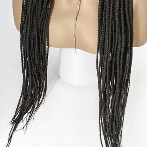 Medium Box Braids-Knotless Wig-13 x 5 Frontal